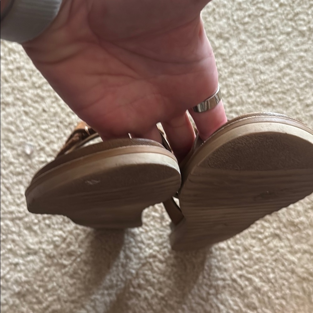 Very G Brown Leather Sandals - Picture 5 of 6